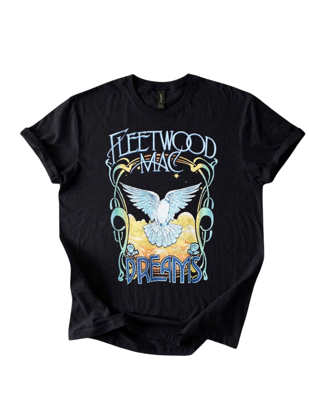 Gildan Fleetwood Black 'Dreams' Graphic Tee - Black